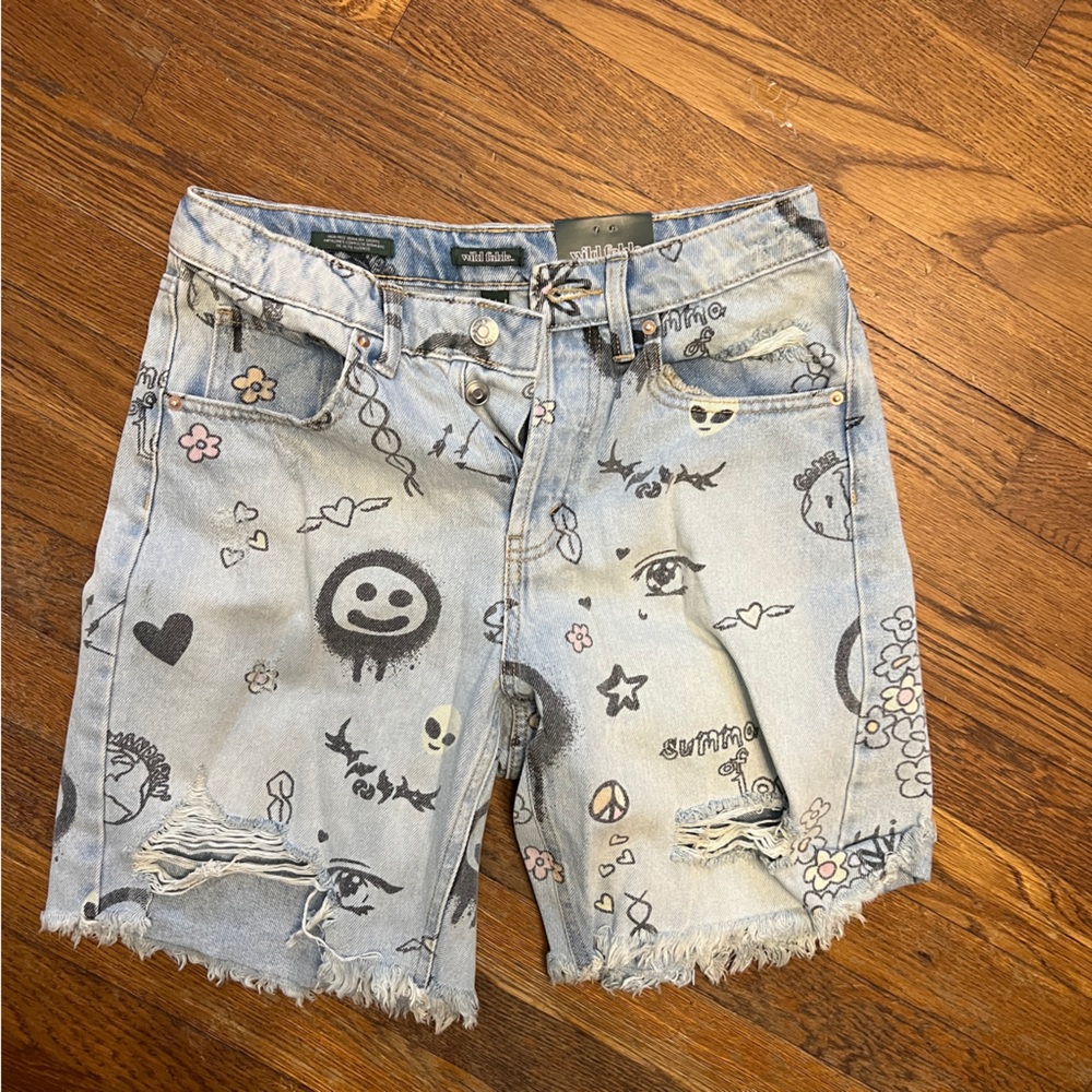 High Rise Bermuda Shorts